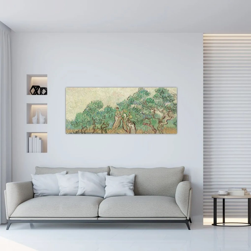 Tablou - Vincent van Gogh, The Olive Orchard, reproducere (120x50 cm)