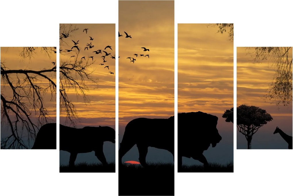 Tablou cu Safari (150x105 cm)