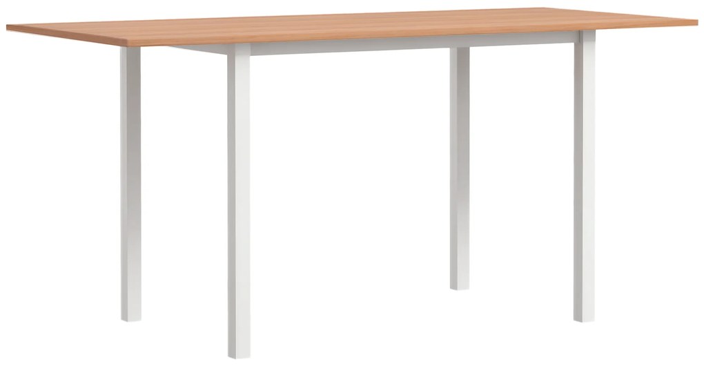 HOMCOM Masă de luat extensibilă masă de bucătărie design modern cu blat mare 6 persoane cadru din oțel maroînchis | Aosom Romania