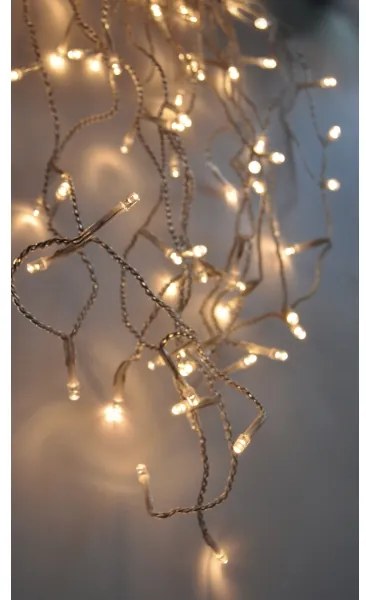 Solight 1V401-WW-LED Perdea luminoasă pentru exterior 360xLED/8 funcții 15m IP44 alb cald