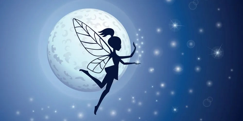 Tablou zâna la luna plină