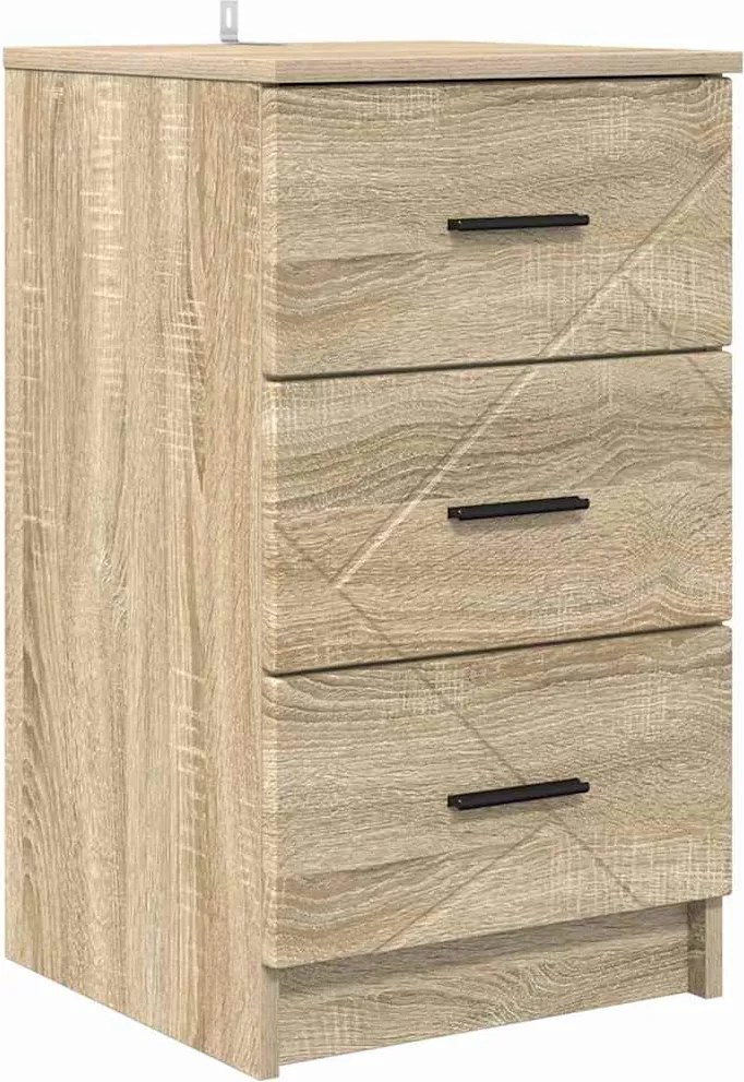 vidaXL Dulap de noapte Stejar sonoma 38 x 38 x 66 cm Lemn compozit