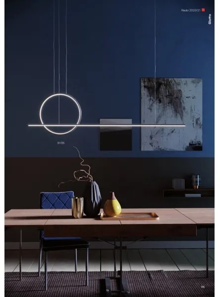 Lustră LED dimabilă pe cablu Redo 01-1735 GIOTTO LED/46W/230V negru