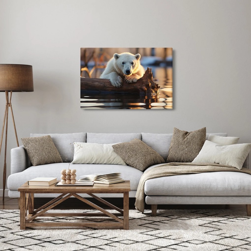 Tablou - Ursul polar (90x60 cm)
