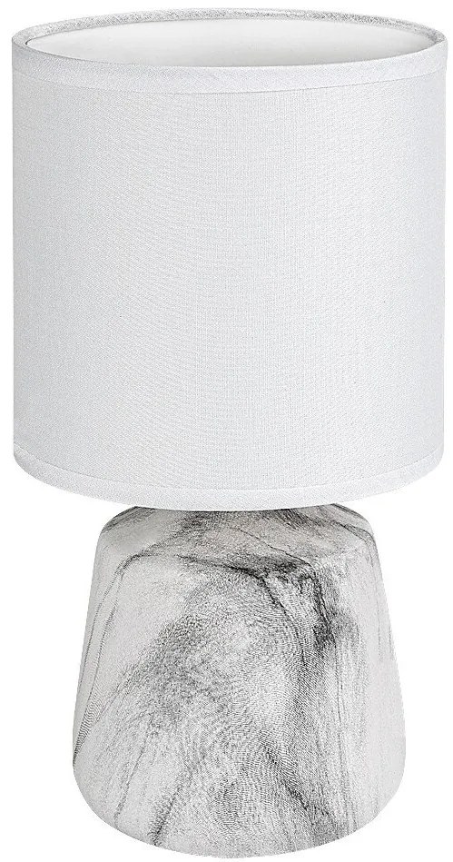 Lampa de masa decorativa marmura/alb Nalisa