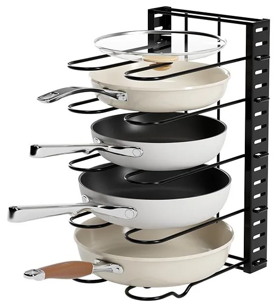Organizator tigai Livit, metal, negru, 30 x 38 x 20.5 cm