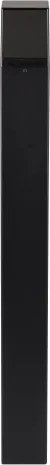 Lampă de exterior 1xE27/40W/230V IP44 80 cm neagră/fumurie
