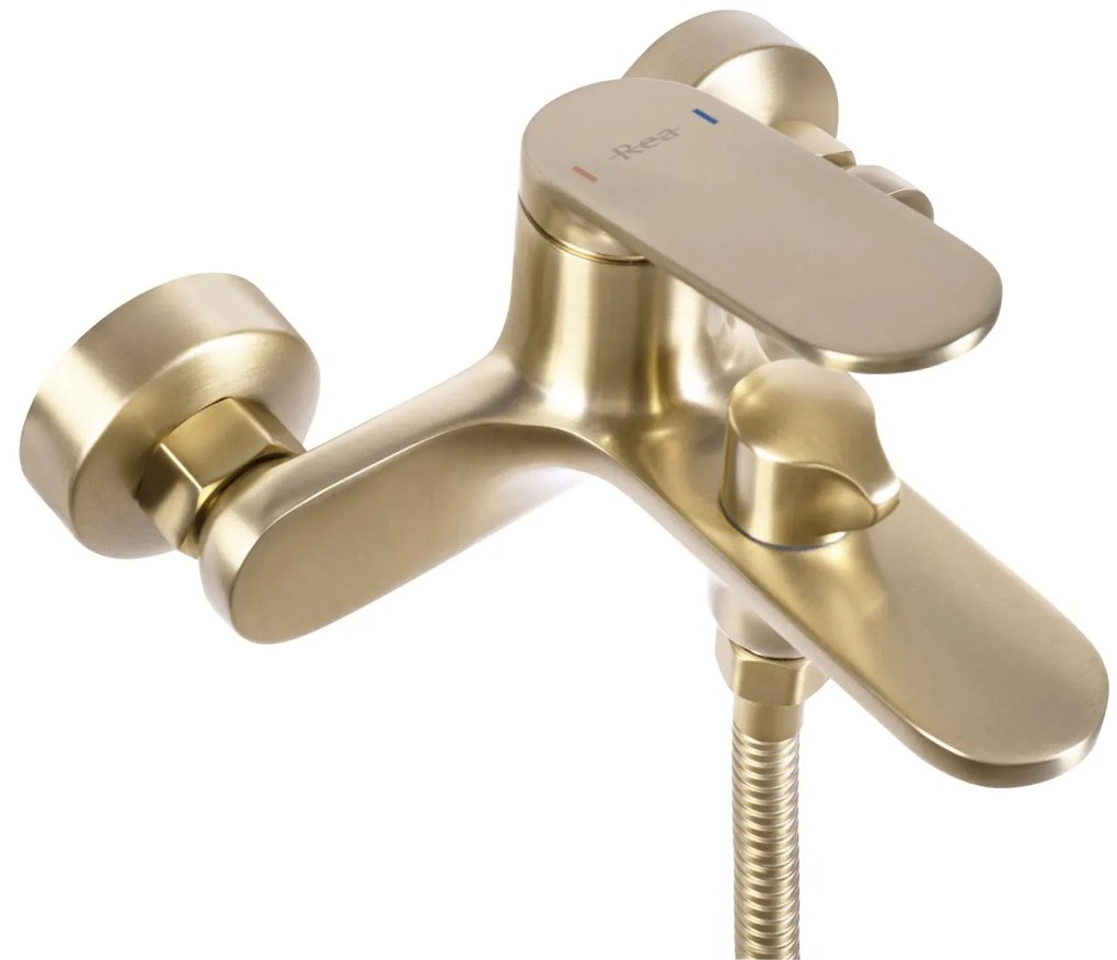 Baterie pentru cadă REA Marco Brush Gold