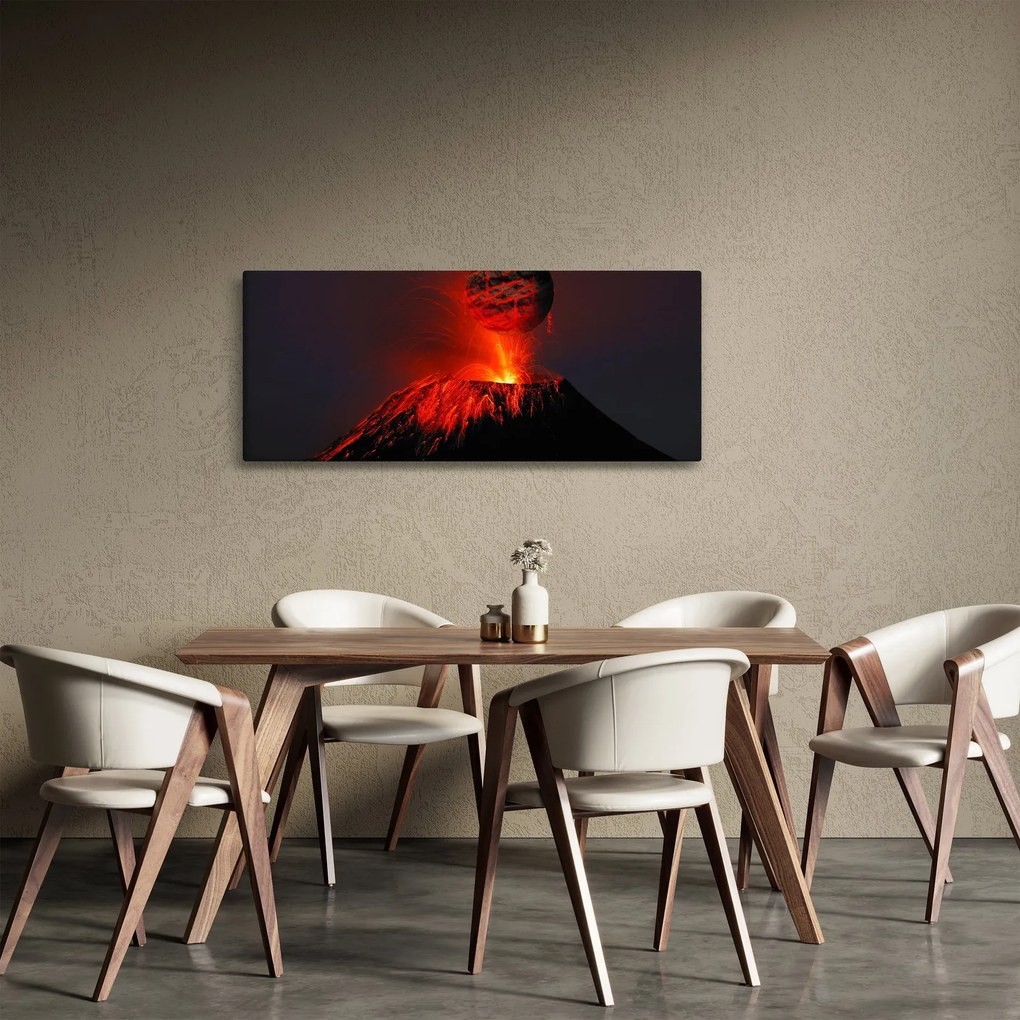 Tablou cu vulcan (120x50 cm)