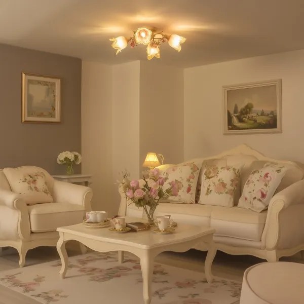 Lustră aplicată FIORINTINO 4xE14/40W/230V