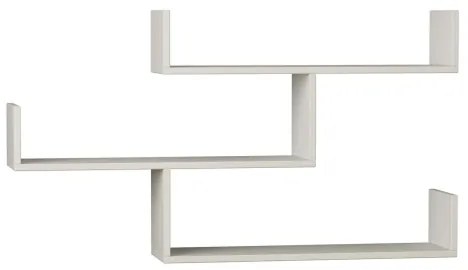 Etajeră de perete TIBET 66,5x119 cm albă