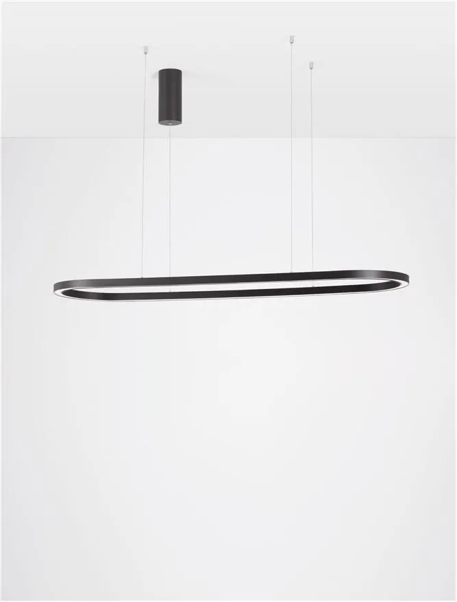 Lustra LED suspendata design modern QUERALT negru
