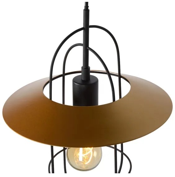 Lustră pe cablu MASSON 1xE27/40W/230V aurie Lucide 74309/01/02