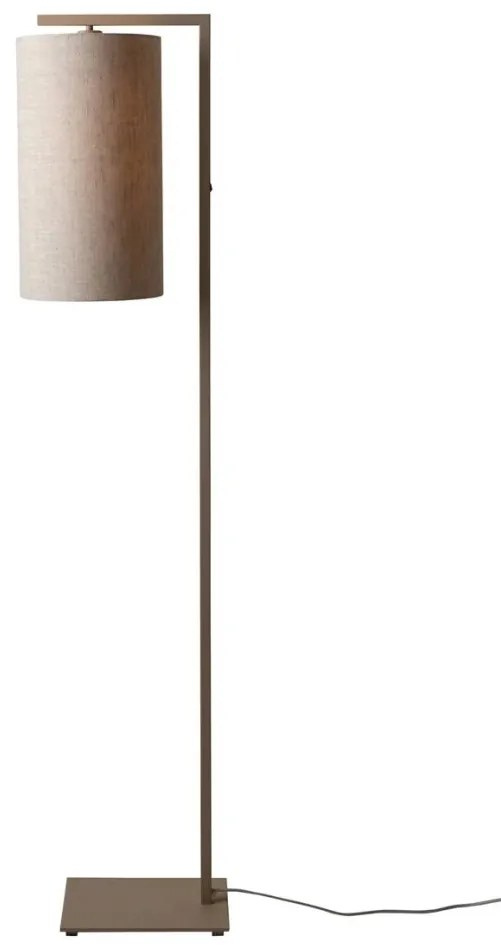 Lampa de podea Boston metal sand abajur in deschis