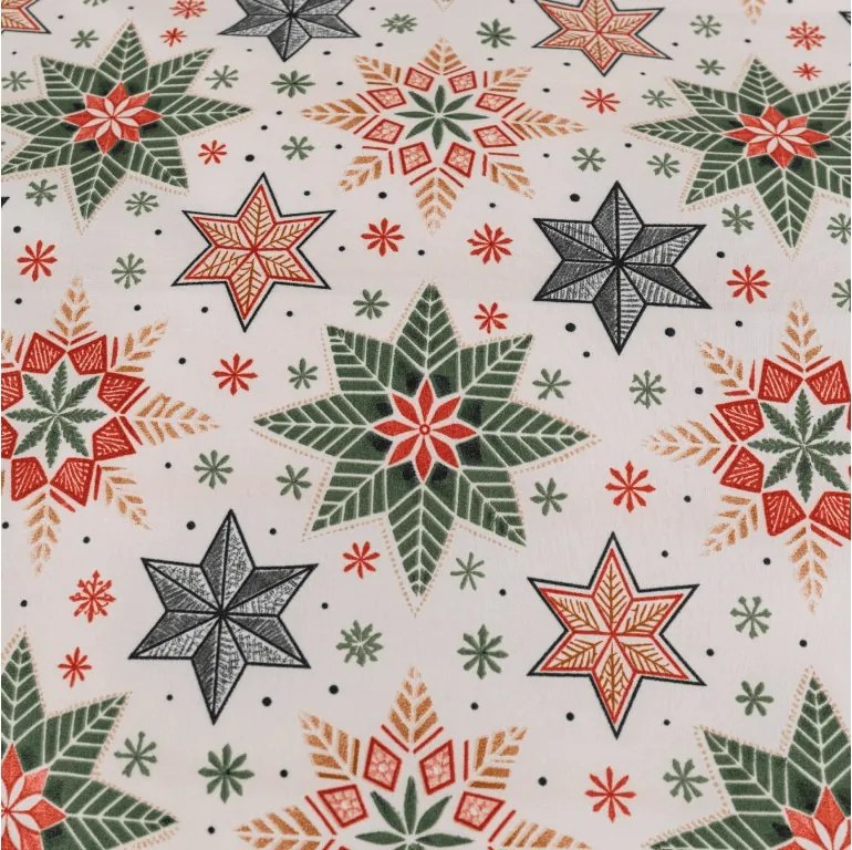 Lenjerie de pat din microfibra CHRISTMAS STAR colorate Dimensiune lenjerie de pat: 2 buc 70 x 90 cm | 200 x 220 cm