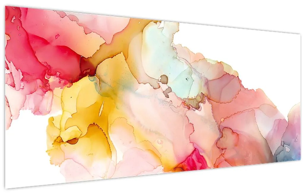 Tablou - Abstract din cerneală (120x50 cm)