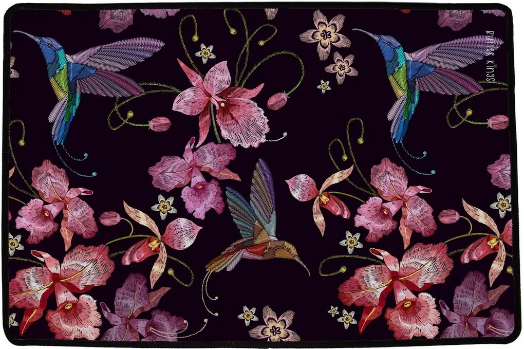 Covor multifuncțional interior Butter Kings Hummingbirds, 90 x 60 cm