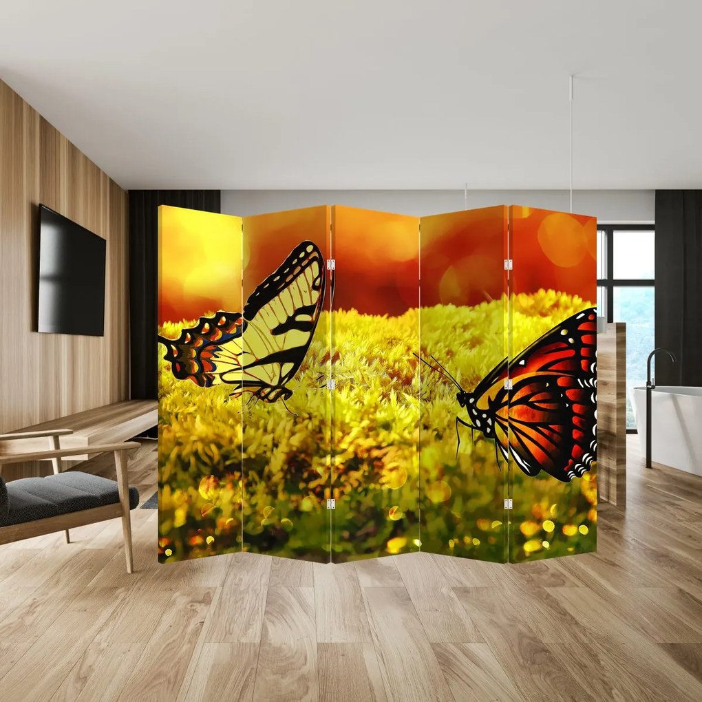 Paravan - Fluturi (210x170 cm)