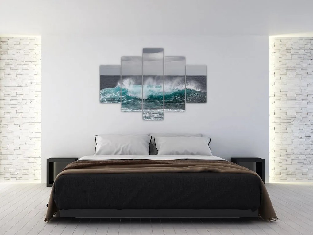 Tablou - Valuri pe ocean (150x105 cm)