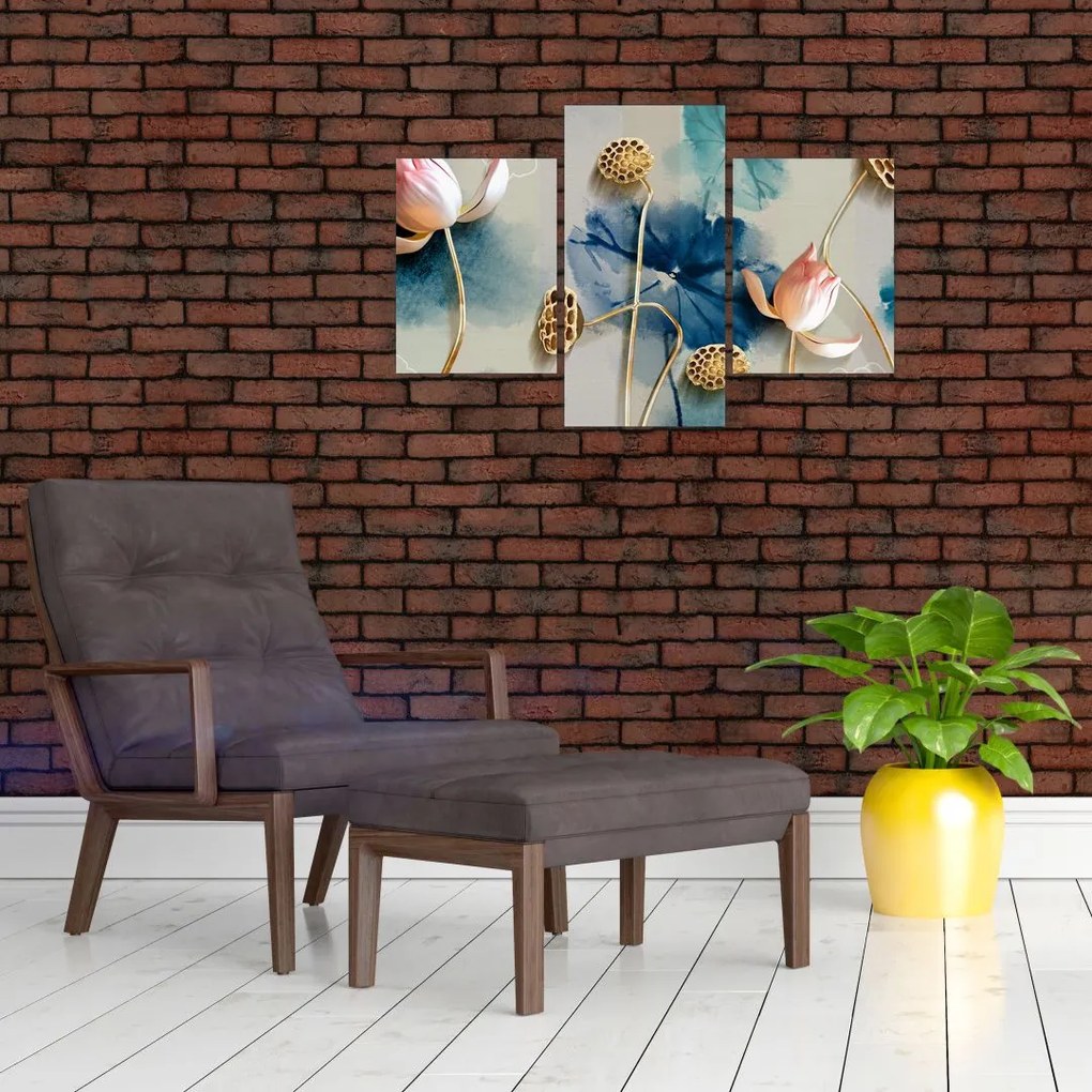 Tablou cu flori (90x60 cm)