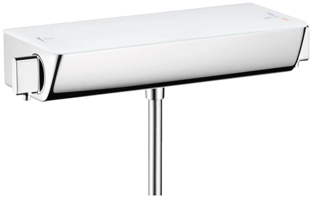 Hansgrohe Ecostat baterie de duș perete cu termostat crom-alb 13161400