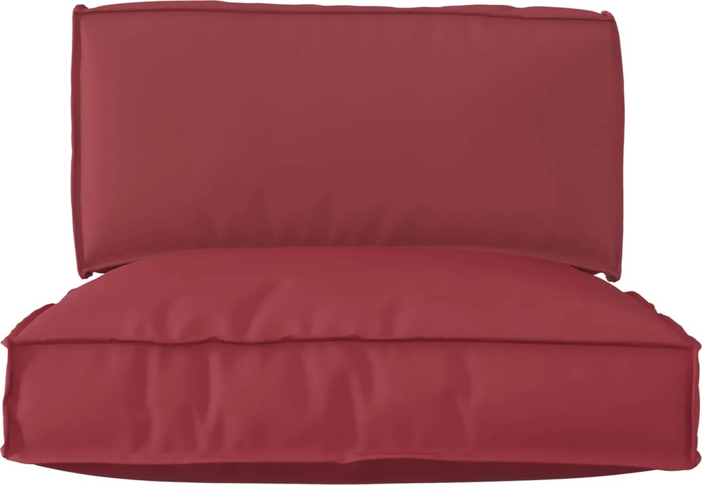 vidaXL Set de perne pentru palet 2 pcs Roșu Vin Material Oxford