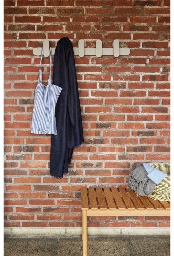 Cuier de perete gri din lemn de frasin Merry - Hübsch