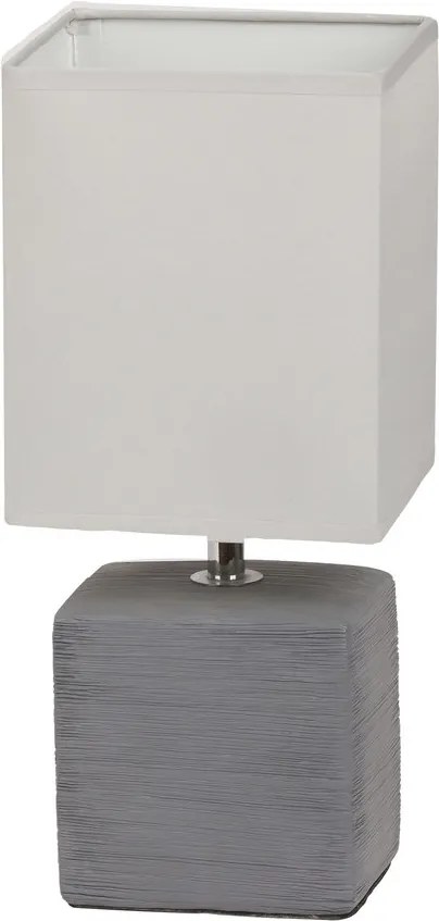 Rábalux Orlando 4458 Lampa de masa de noapte gri ceramică E14 1x MAX 40W IP20