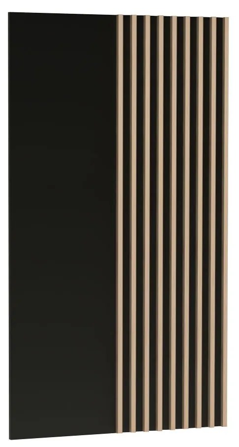 Panou de perete Matilda SG10+11 (Negru + Stejar artisan). 1059976