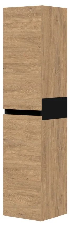 Dulap suspendat pentru baie Stokes, stejar auriu