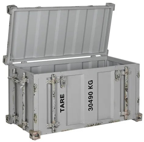 Cufar metalic, gri, in stil industrial, Cargo