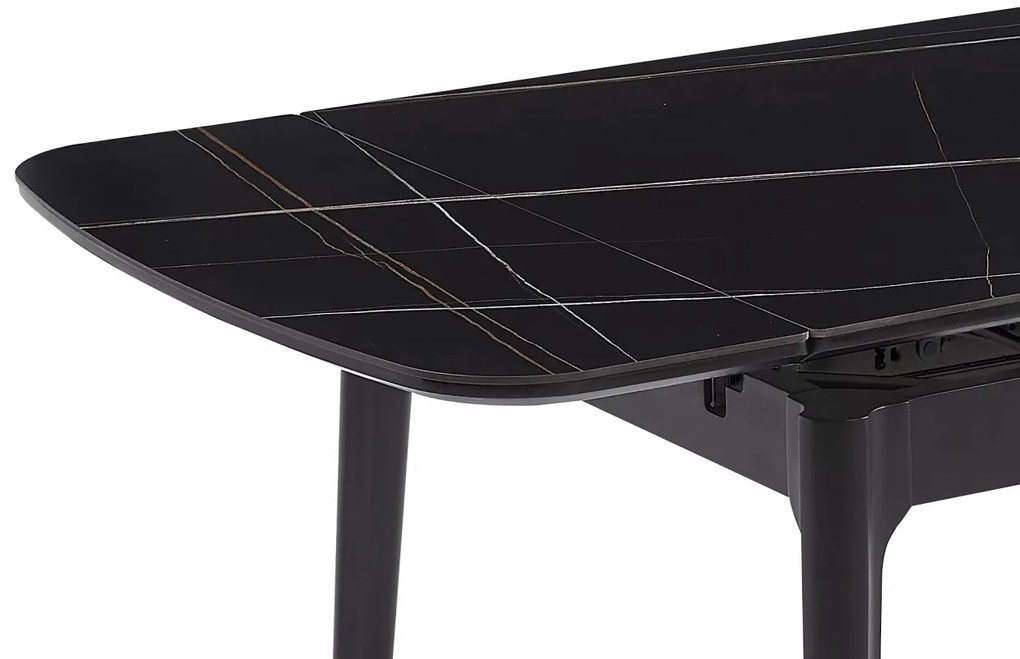 Masa extensibila Sento neagra L120-180xl80 cm