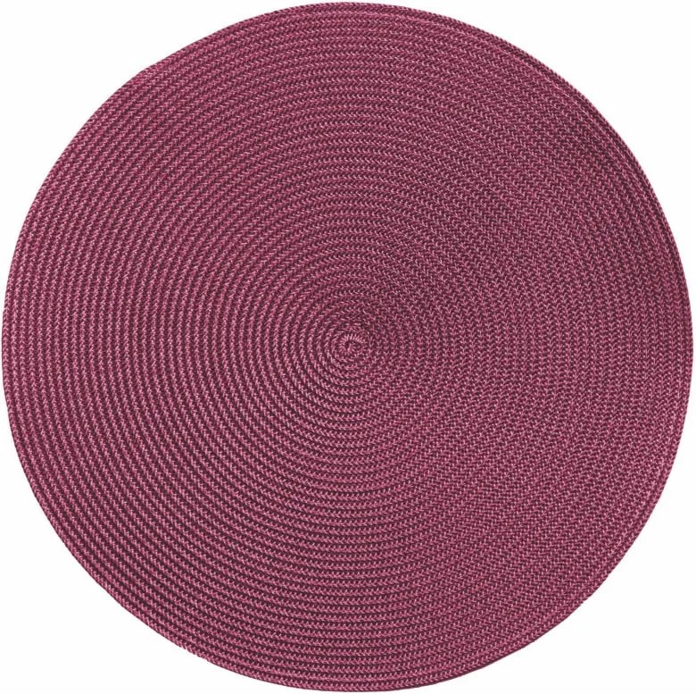 Suport pentru farfurie Tiseco Home Studio Round Chambray, ø 38 cm, roz