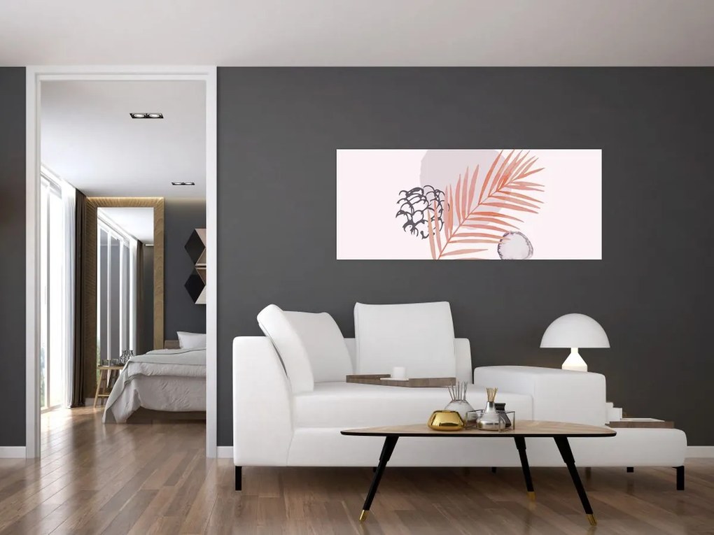 Tablou - Minimalism violet N⁰3 (120x50 cm)