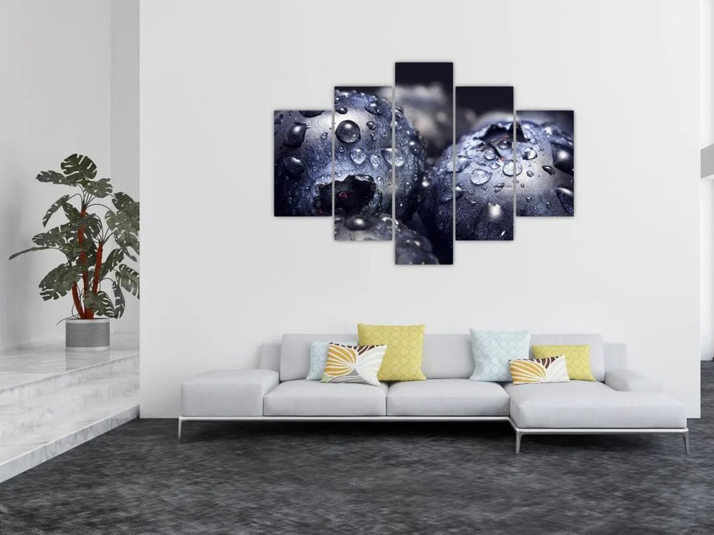 Tablou cu fructe cu picături de apă (150x105 cm)