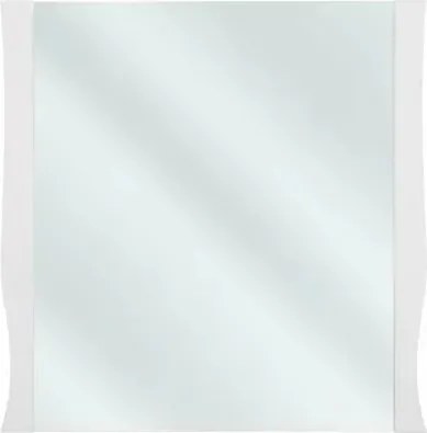 Oglinda baie 80x80 cm cu rama Comad Elisabeth alb
