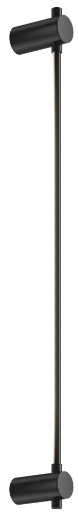 Aplica de perete LED design liniar Rotta negru 90,5cm