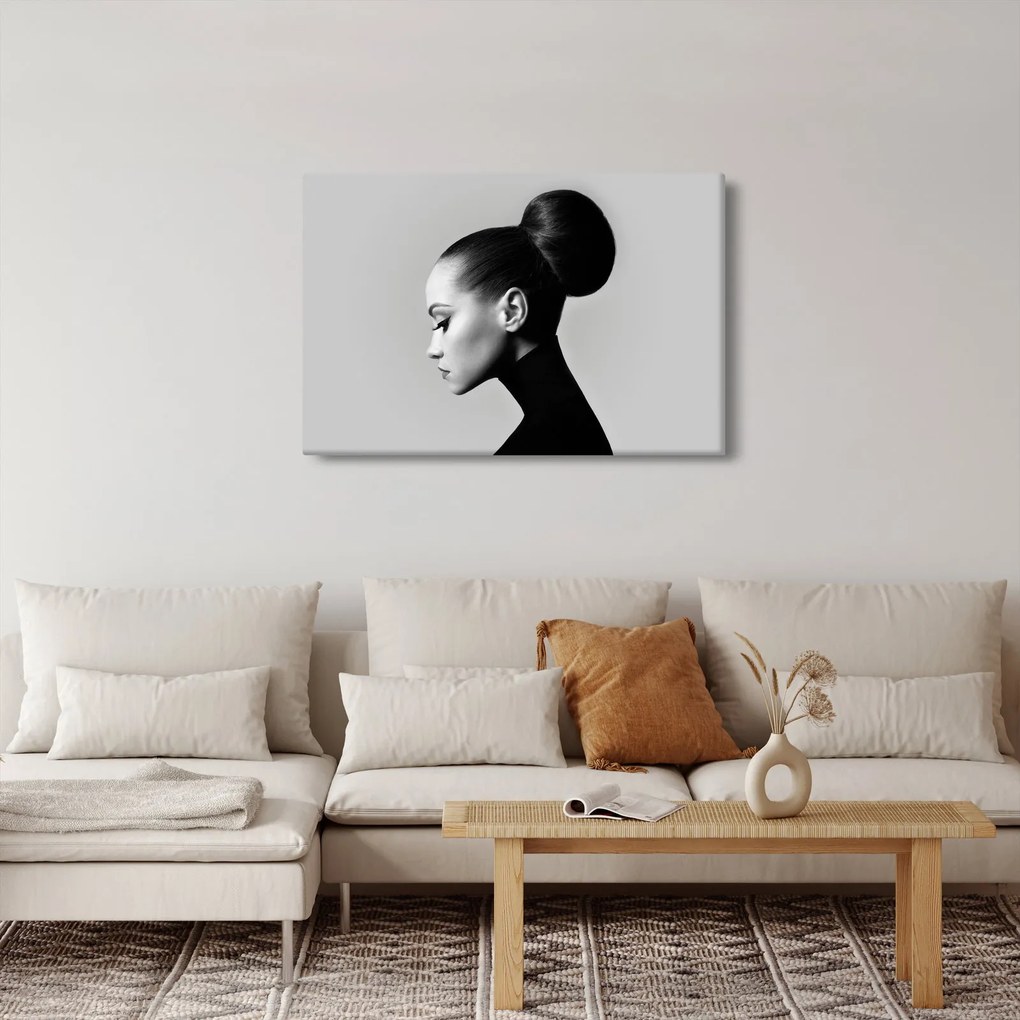 Tablou - Profilui femeii frumoase (90x60 cm)