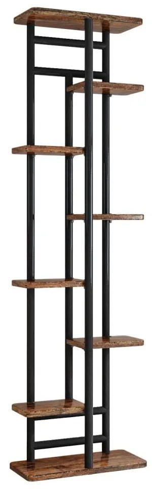 Suport flori Laban 4 (lemn închis + negru) . 1116385