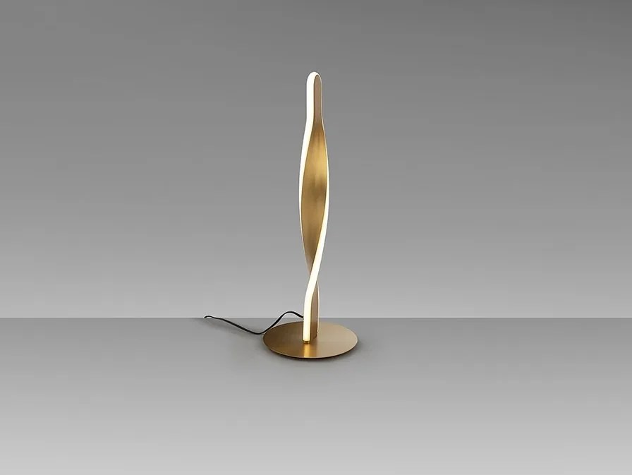 Veioza LED design modern decorativ Twist auriu