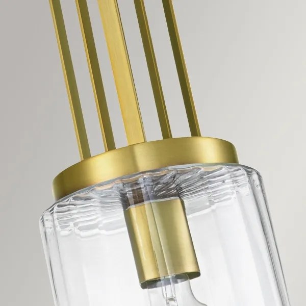 Quintiesse QN-KIMROSE-MP-BNB - Lustră pe tijă KIMROSE 1xE27/60W/230V, aurie