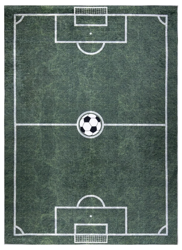BAMBINO 2138 covor lavabil Teren, fotbal pentru copii anti-alunecare - verde