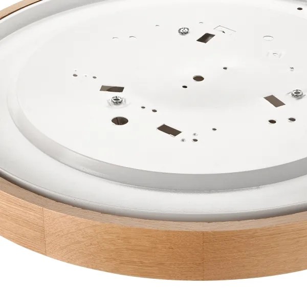 Plafonieră LED Brilagi CARVALHO SLIM 3xE27/60W/230V stejar d. 47 cm