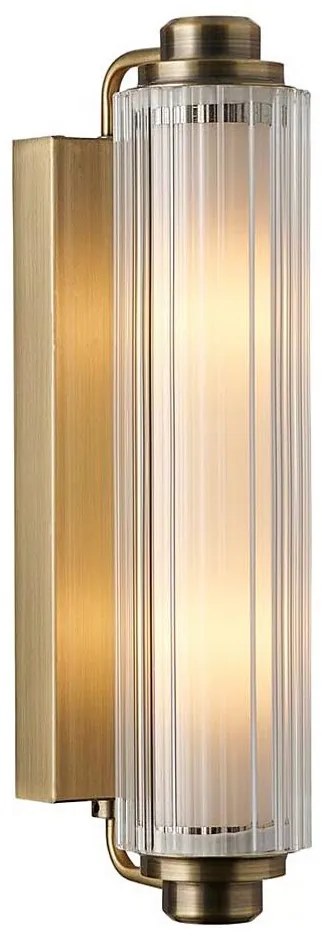 Nordlux - Aplica pentru oglindă de baie NIMAL 2xE14/25W/230V IP44 alamă