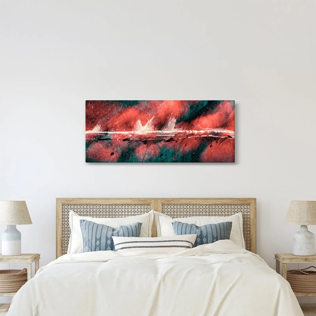 Tablou - Explozie în petrol (120x50 cm)