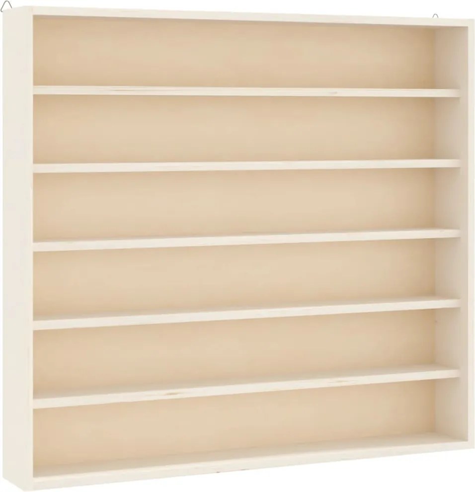 vidaXL Vitrina de colecție din lemn cu 6 rafturi 60x8,5x55 cm