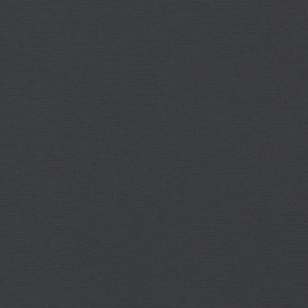 Perne scaun de gradina, 2 buc., negru, 40x40x3 cm, textil 2, Negru, 40 x 40 x 3 cm