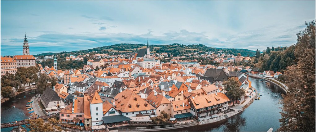 Tablou - Krumlov din Cehia (120x50 cm)