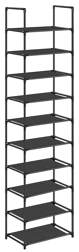 Suport pentru pantofi cu 10 niveluri 45x28x173cm