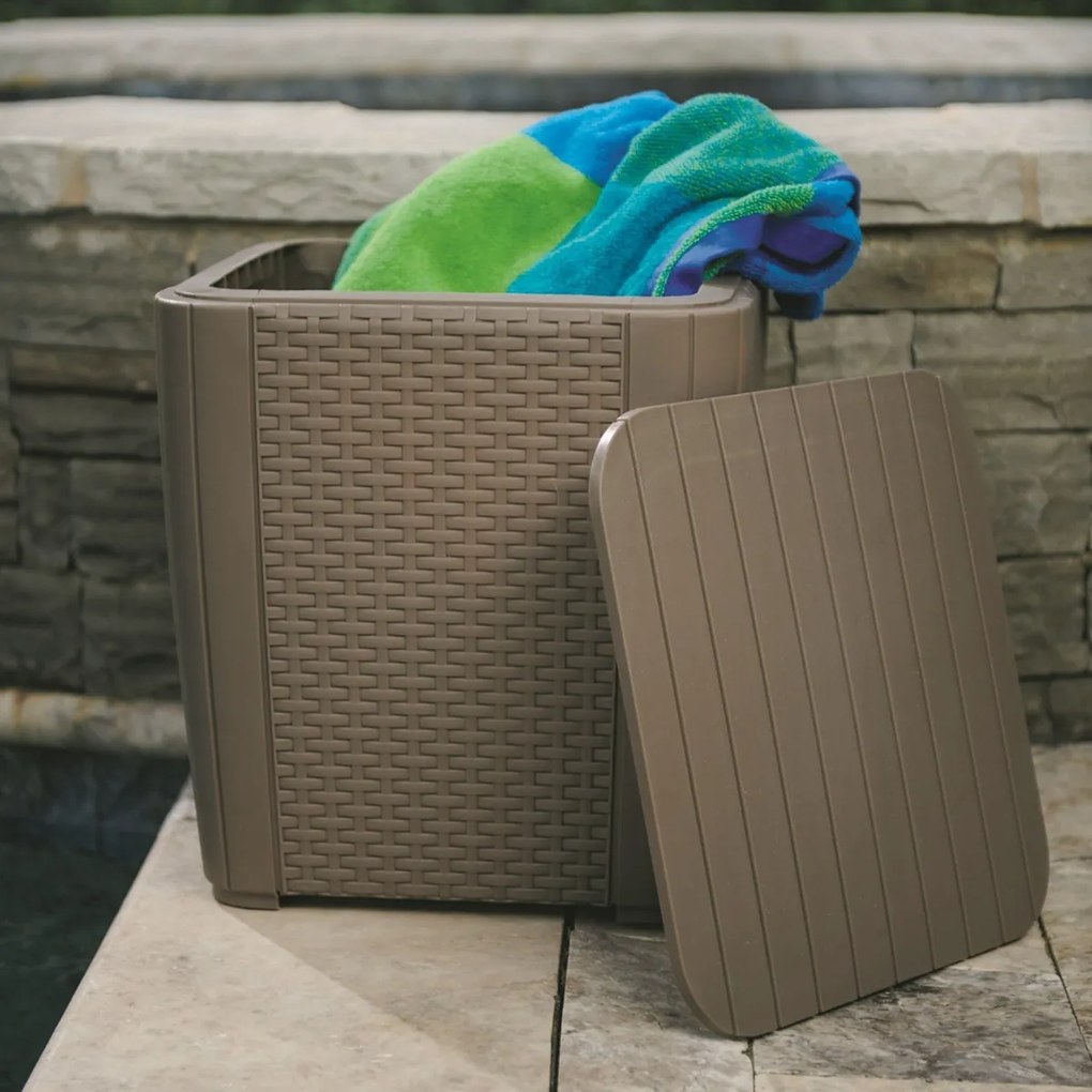 Masă Keter Luzon 39 x 39 x 42,5 cm, cappuccino